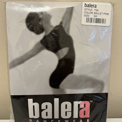 Balera Full Footed Dance Tights T99 Size SA Ballet Pink Small Adult Brand New